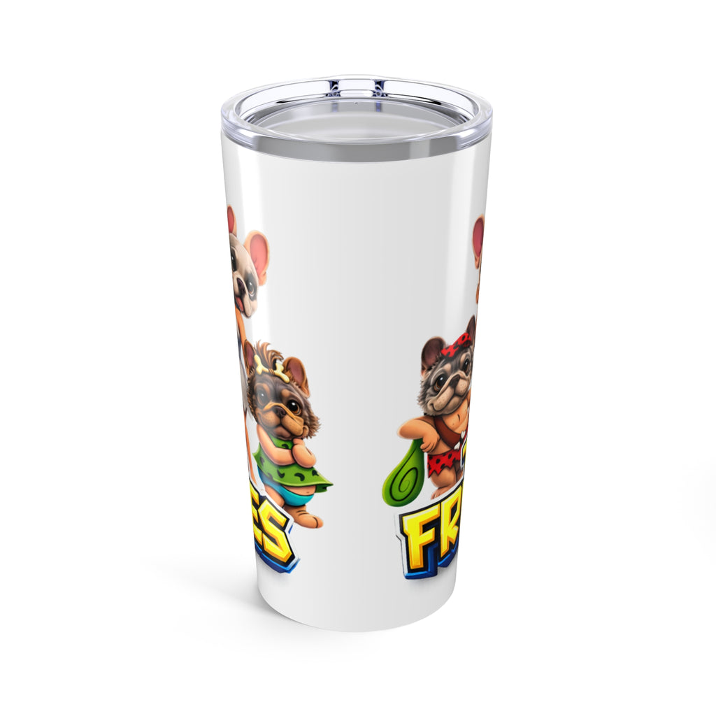 20oz French Bulldog Tumbler Mug